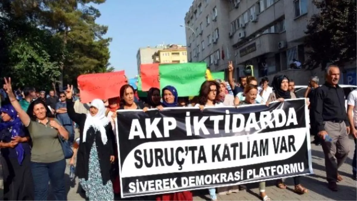 Barış ve Demokrasi Platformu\'ndan \'Suruç\' Protestosu