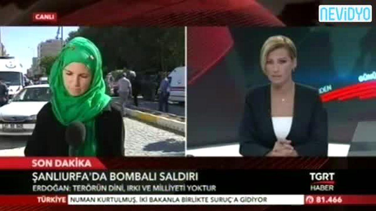 Burcu Çetinkaya Suruç\'tan Bildirdi