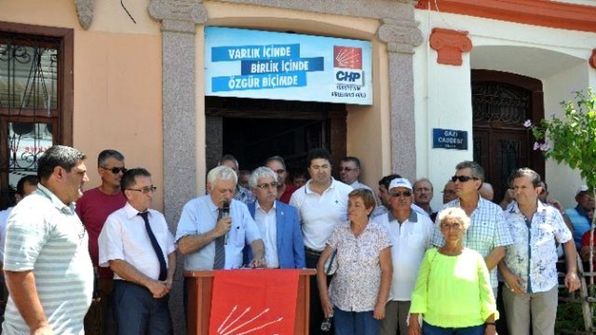 Edremit CHP\'den Kınama