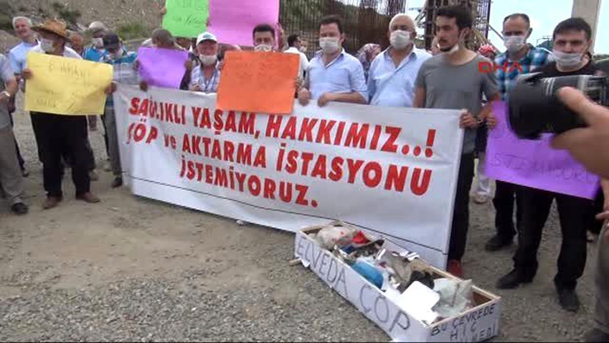 Giresun?da Çöp Protestosu