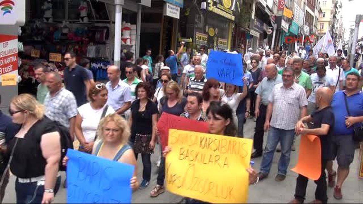 Giresun?da Teröre Tepki Eylemi