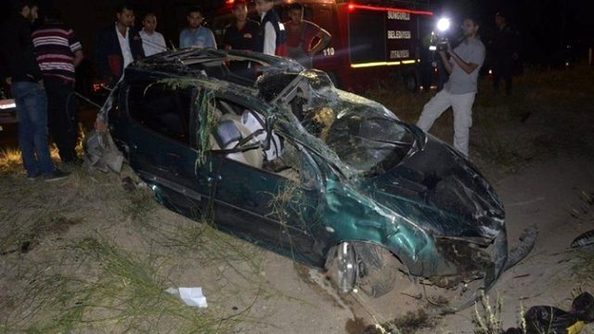 Kontrolden Çıkan Otomobil Takla Attı: 1 Ölü