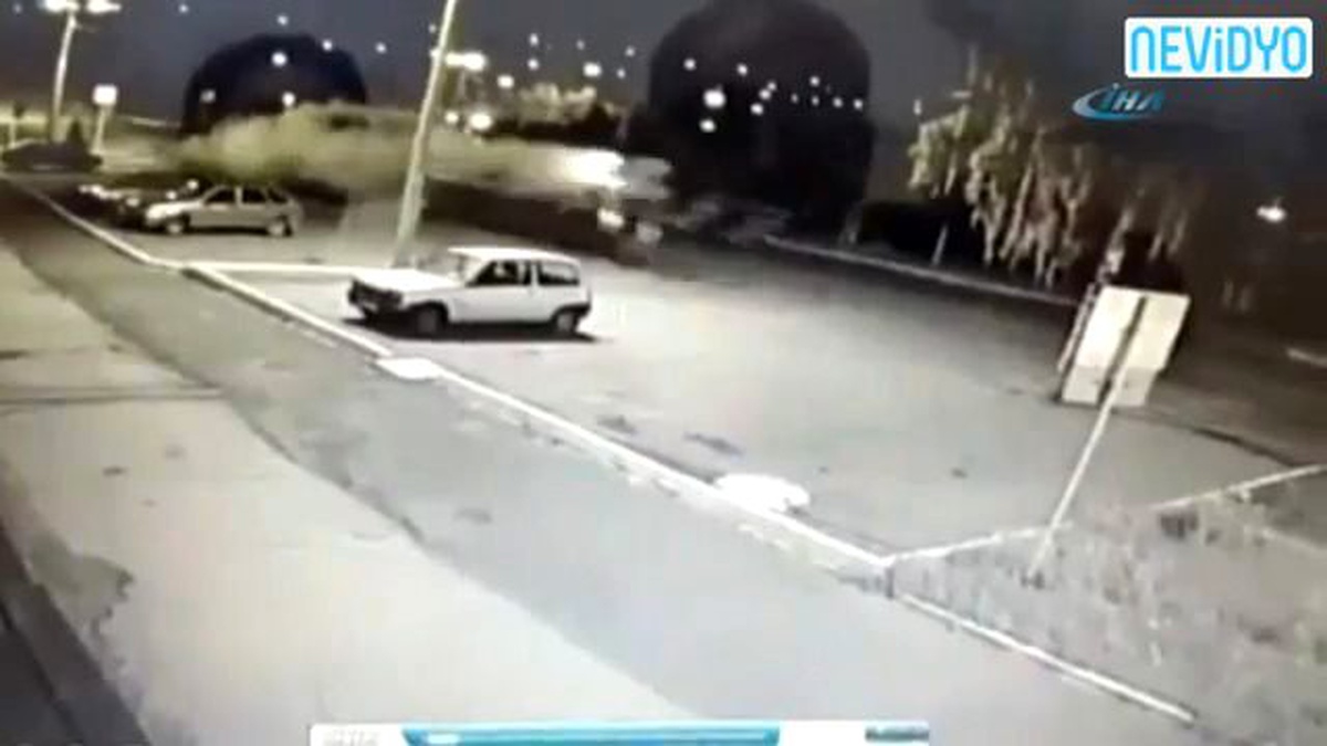 Motosiklet Havada Metrelerce Takla Attı