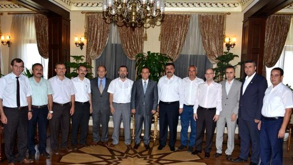 Sendikacılardan Vali Türker\'e Ziyaret