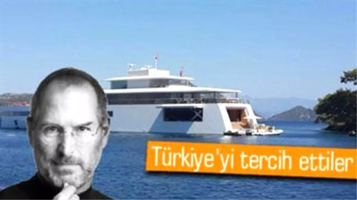 Steve Jobs\'ın Ailesi ve Teknesi Göcek\'te