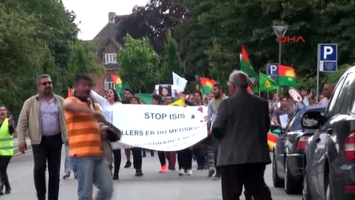Suruç?taki Patlama Danimarka?da Protesto Edildi