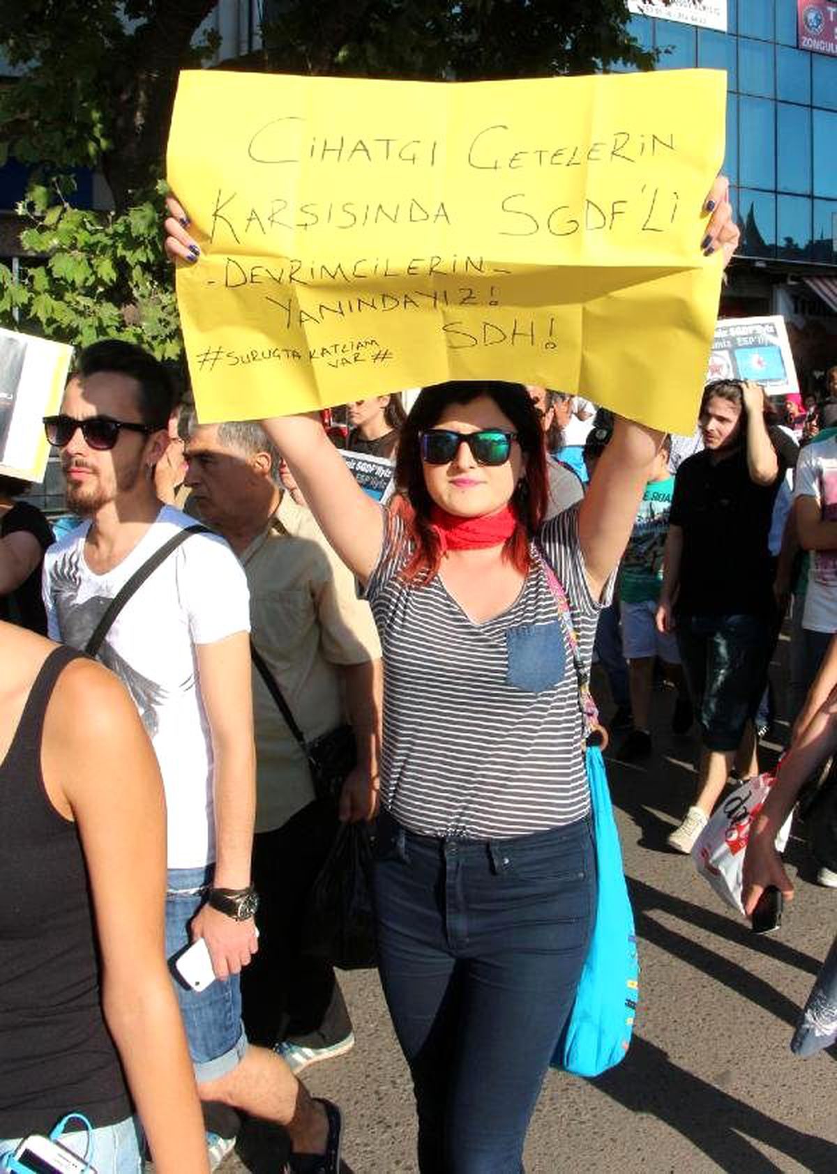 Zonguldak\'ta \'Suruç\' Protestosu
