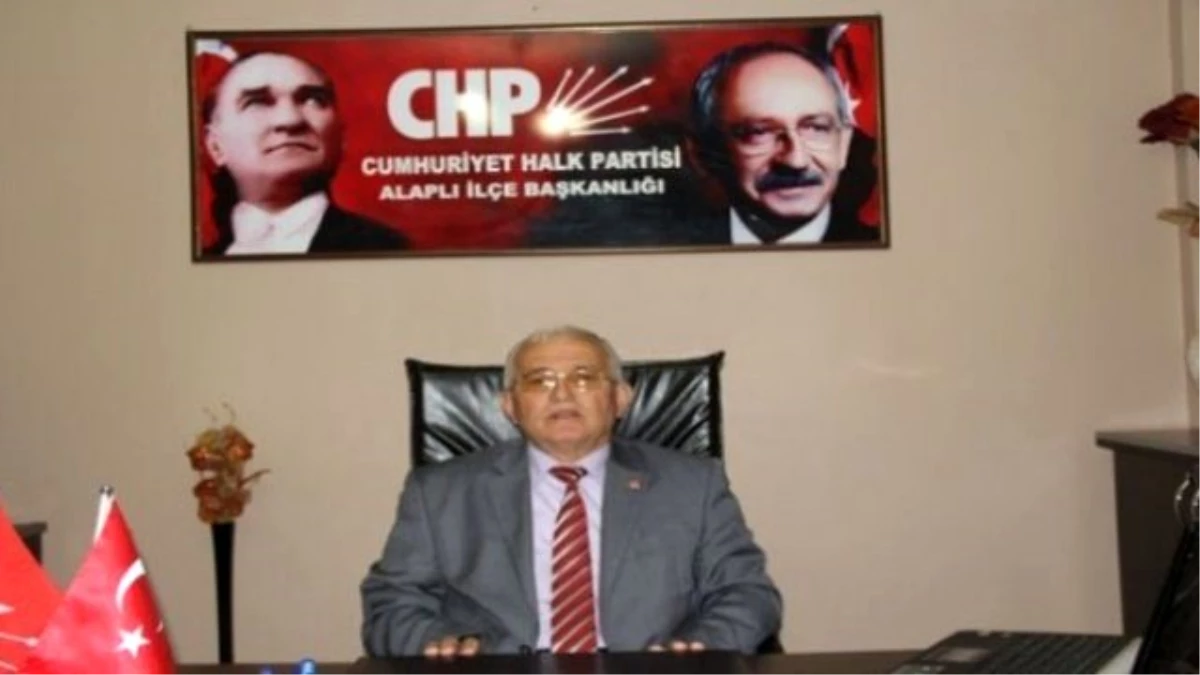 CHP Alaplı İlçe Başkanı Tosun Saldırıyı Kınadı