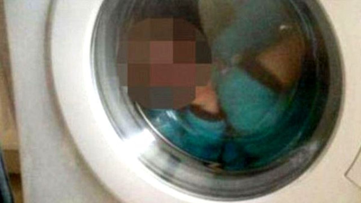 Down Sendromlu Çocuğunu Çamaşır Makinasına Koydu!
