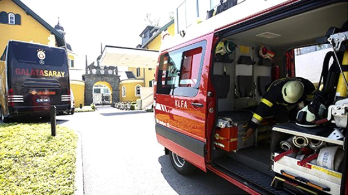 Galatasaray\'ın Kamp Otelinde Korkutan Yangın Alarmı