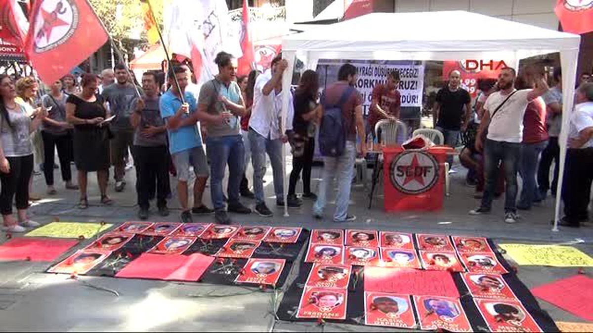 Suruç\'taki Patlamada Ölenler İçin Taziye Çadırı