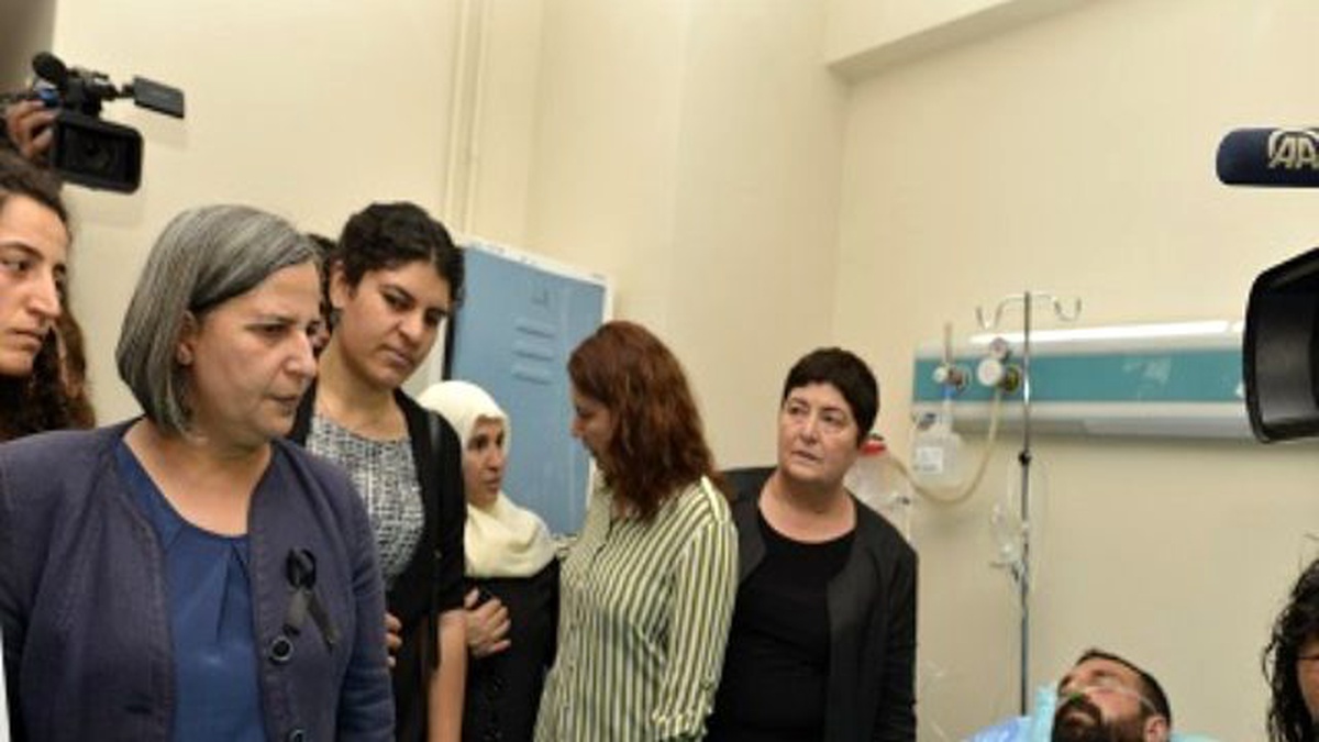 Kışanak Katliamda Yaralananları Ziyaret Etti