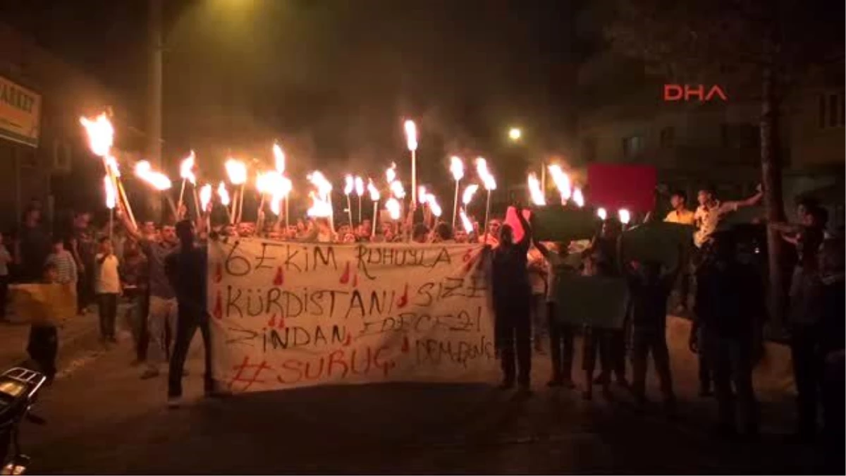 Nusaybin\'de, Suruç Protestosu İçin Yapılan Yürüyüşten Sonra Olaylar Çıktı
