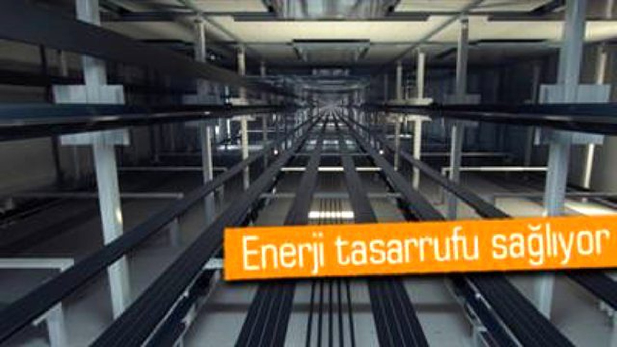 Rejeneratif Sistemle Asansörler Elektrik Üretiyor