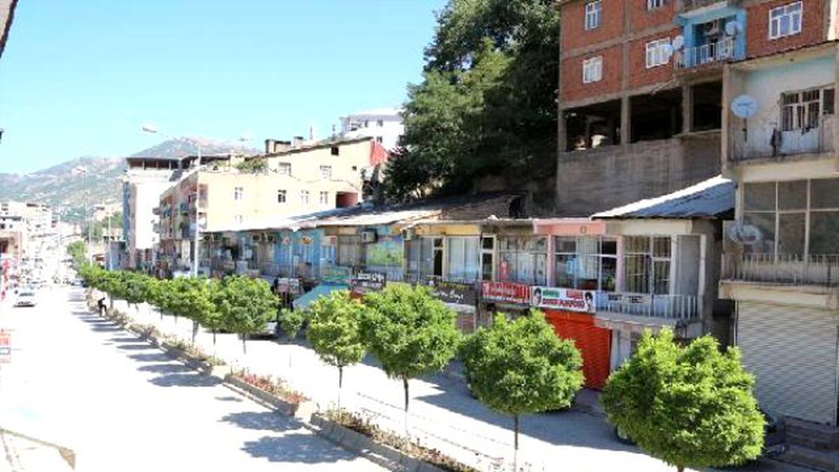 Suruç\'taki Katliamı Protesto İçin Şemdinli\'de Kepenk Kapatıldı
