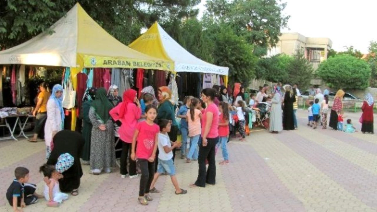 Araban\'da Kosan Vakfı Kur\'an Kursu İnşaatı Yararına Kermes Açıldı