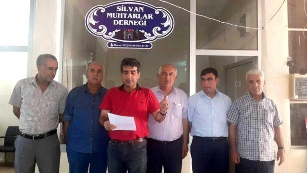 Silvanlı Muhtarlar Katliamı Kınadı