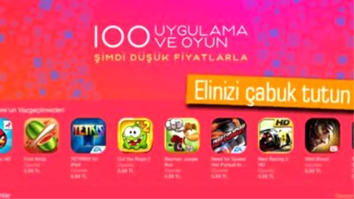 App Store\'da Büyük İndirim Başladı