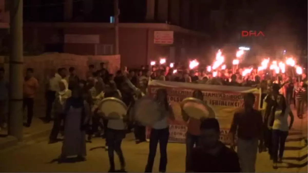 Nusaybin\'de Suruç Protestosuna Polis Müdahalesi