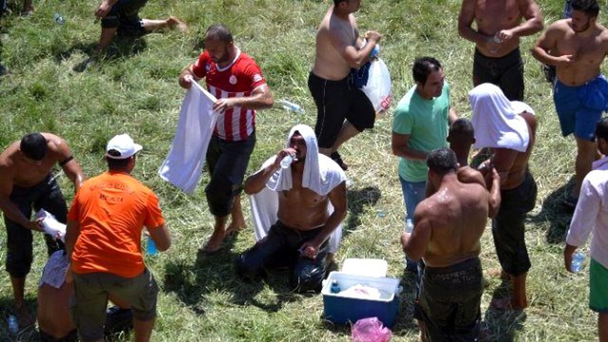 Pehlivanlar Sıcak Havayla da Mücadele Edecek