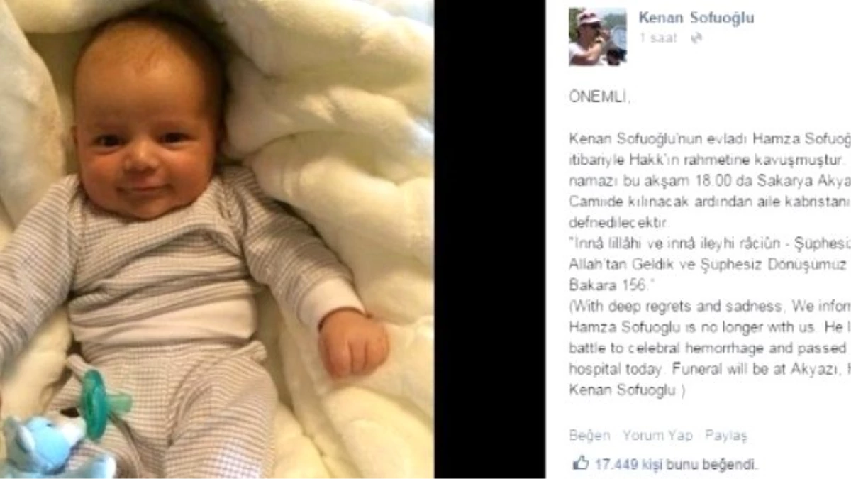 Kenan Sofuoğlu\'nun Bebeği Hayatını Kaybetti