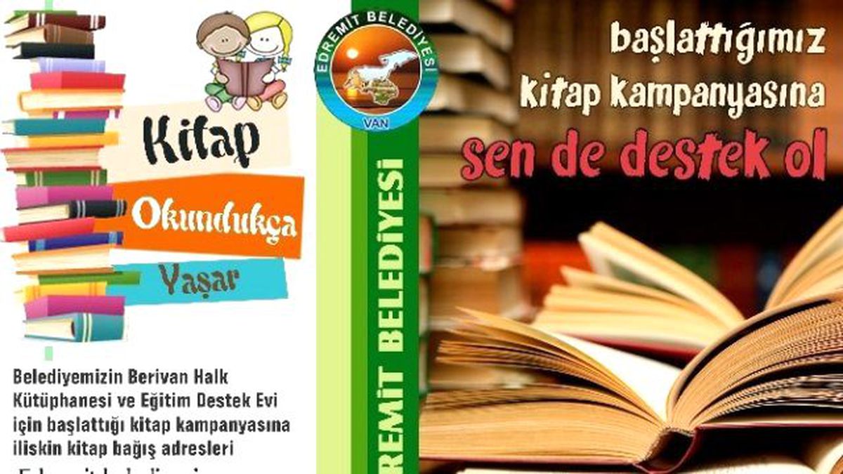 Edremit Belediyesi\'nden Kitap Kampanyası