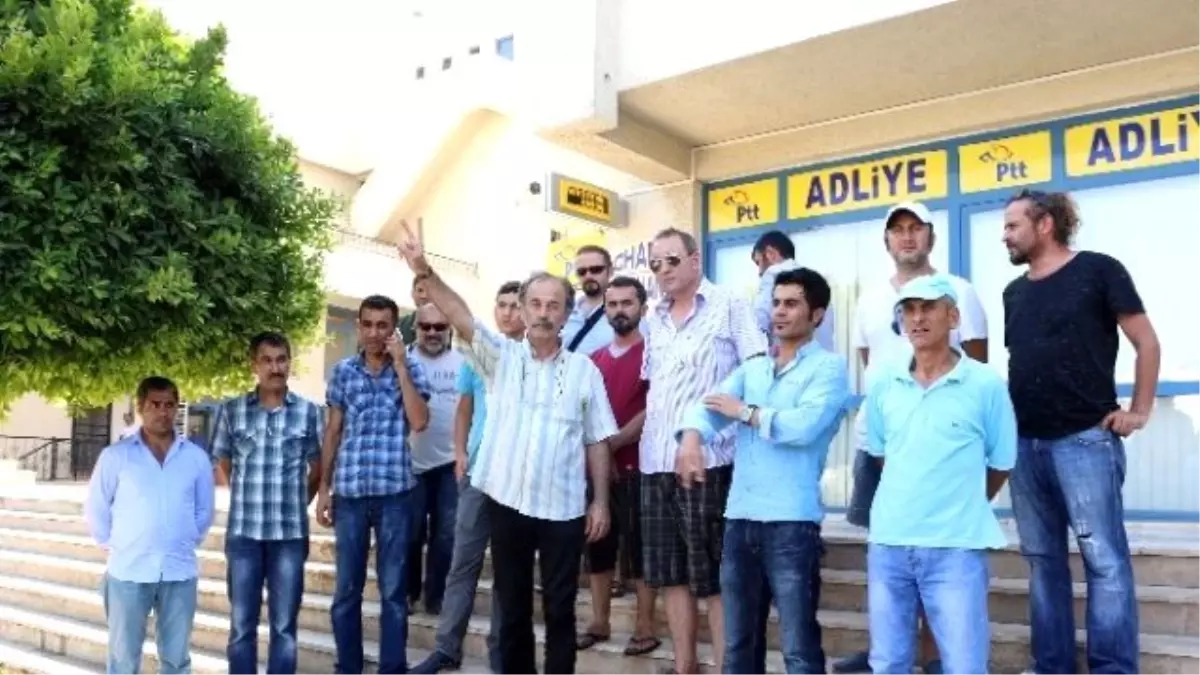 Marmaris\'te Gözaltı Protestosu