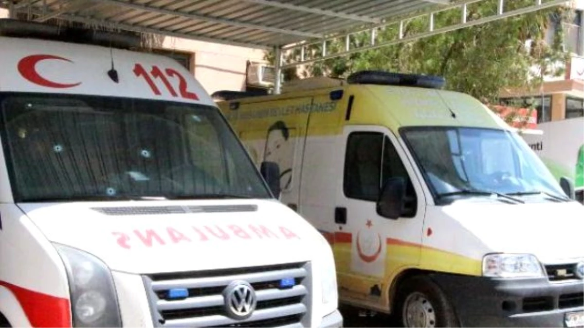 Nusaybin\'de Ambulanslar Uzun Namlulu Silahla Tarandı
