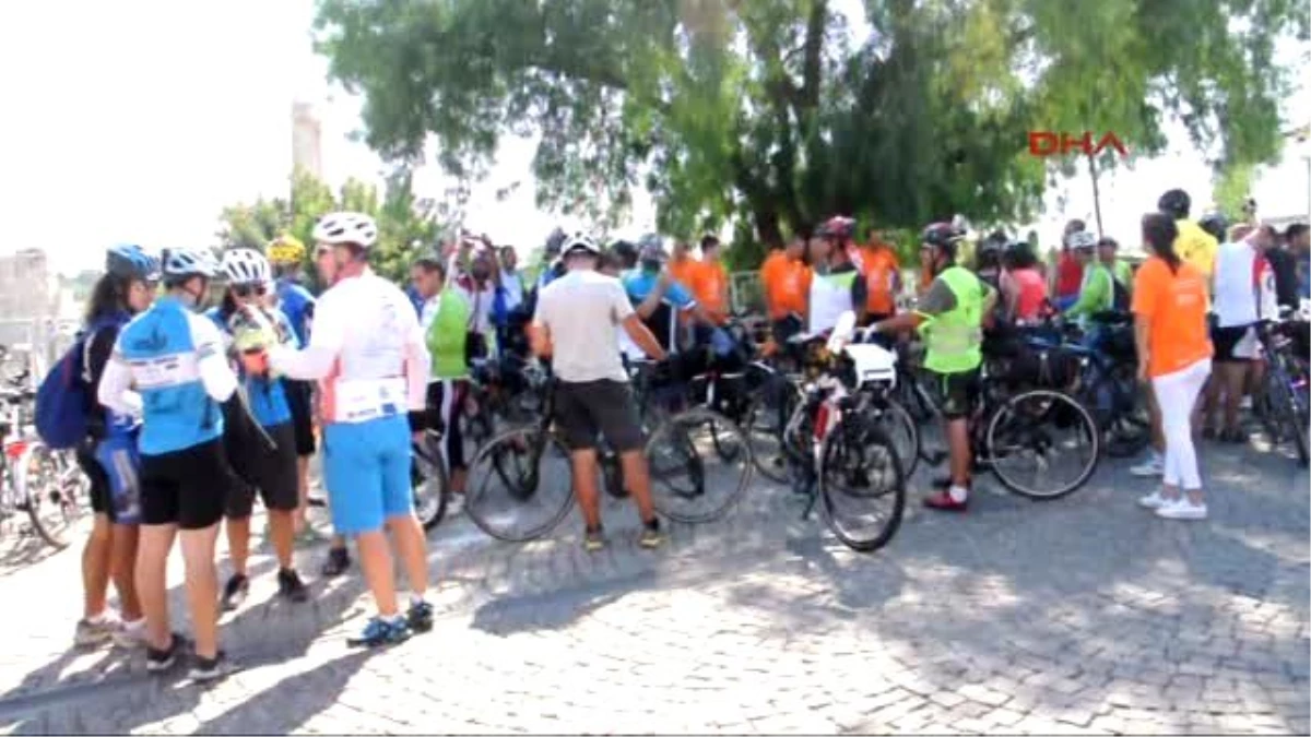 Aydın - Sınır Ötesi Bisiklet Turunun Yolcuları Didim\'den Geçti