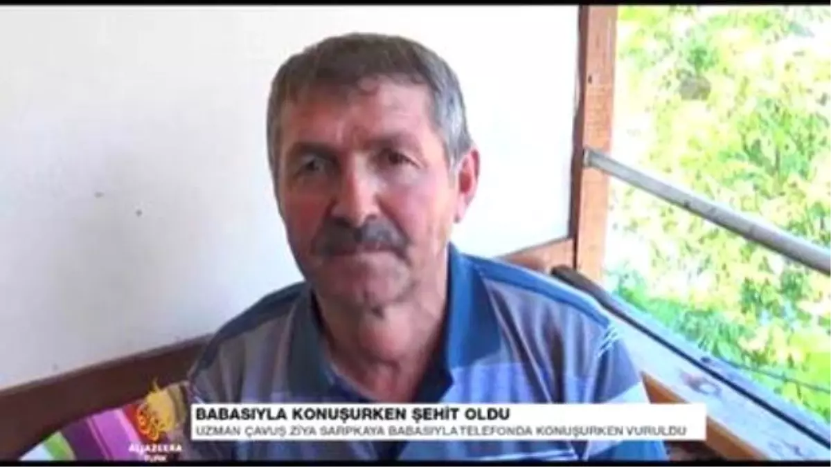 Babasıyla Konuşurken Şehit Oldu