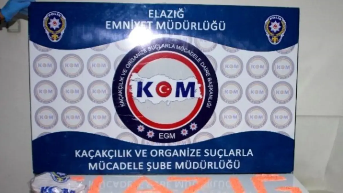 Elazığ\'da 5 Bin Adet Uyuşturucu Hap Ele Geçirildi