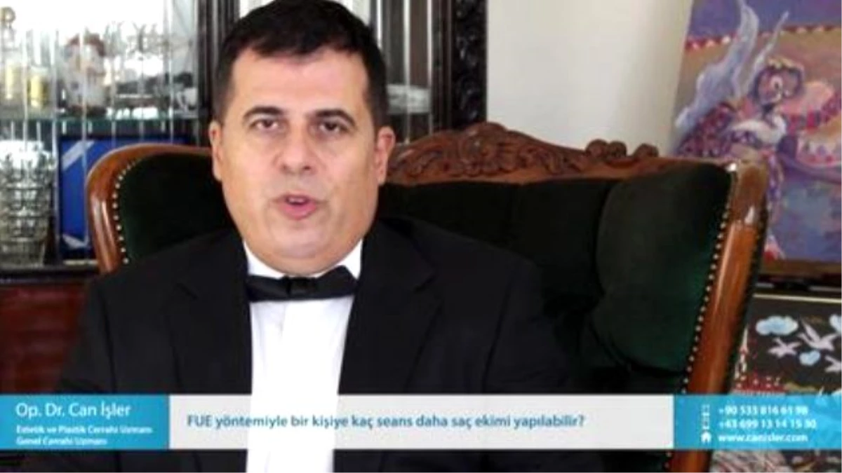 Fue Yöntemiyle, Bir Kişiye Kaç Seans Daha Saç Ekimi Yapılabilir? - Op. Dr. Can İşler