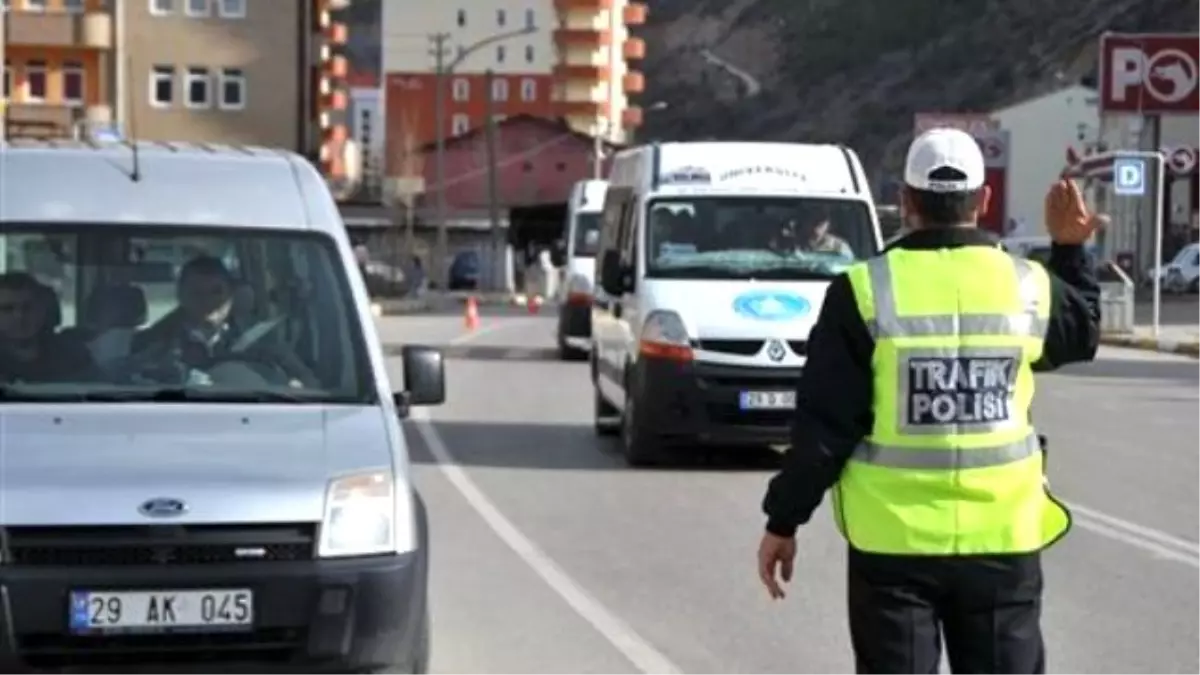 Gümüşhane\'de Trafik Denetimleri