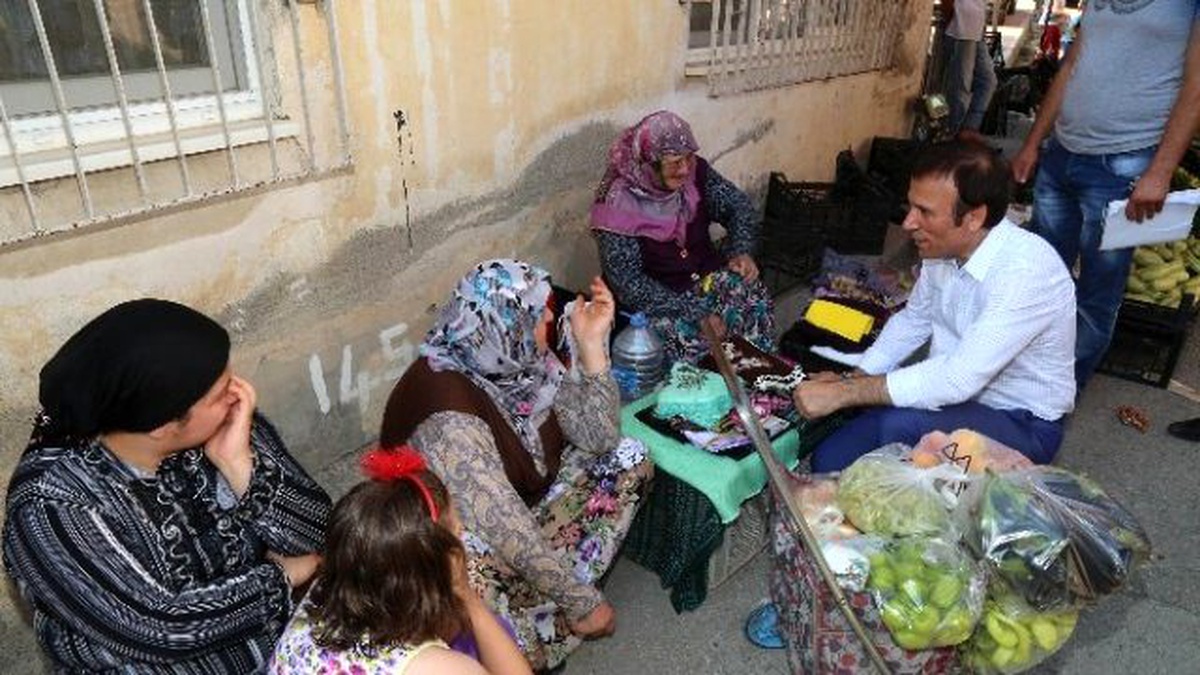 Başkan Osman Genç\'ten Pazar Ziyareti