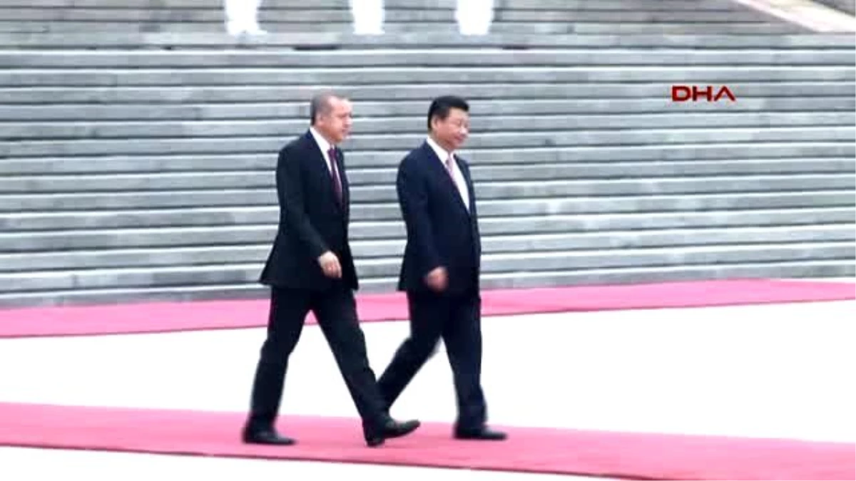 Cumhurbaşkanı Erdoğan İçin Pekin?de Resmi Karşılama Töreni Düzenlendi