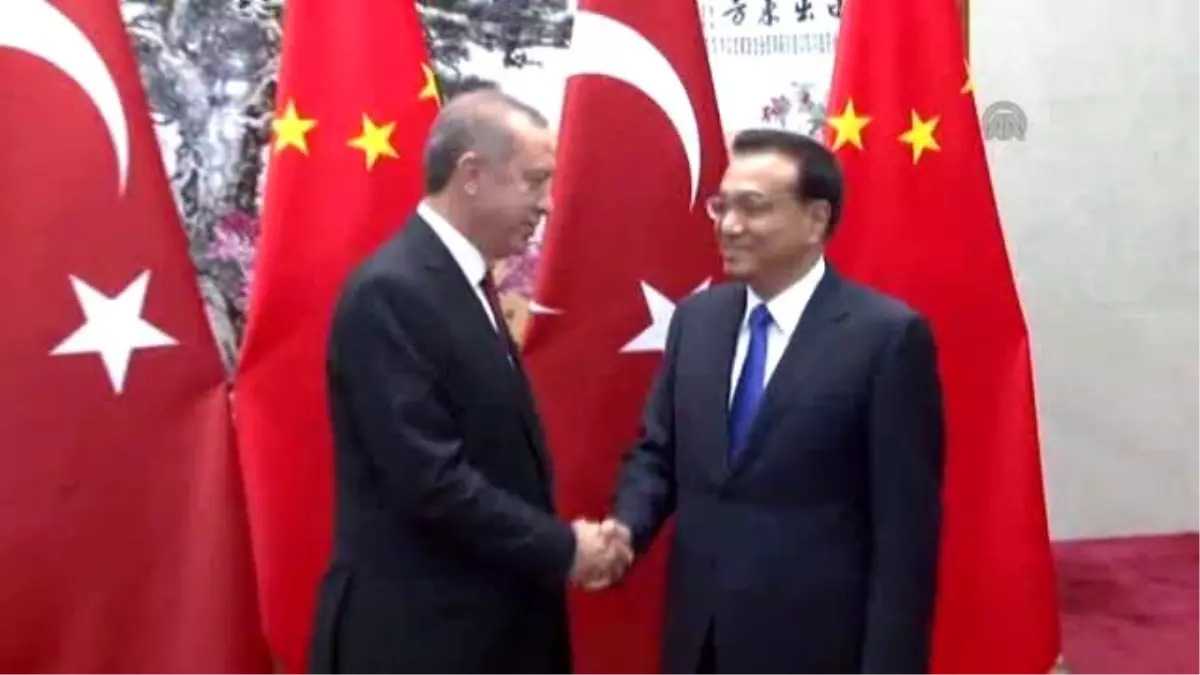 Cumhurbaşkanı Erdoğan\'ın Çin Başbakanı Li Keqiang ile Görüşmesi