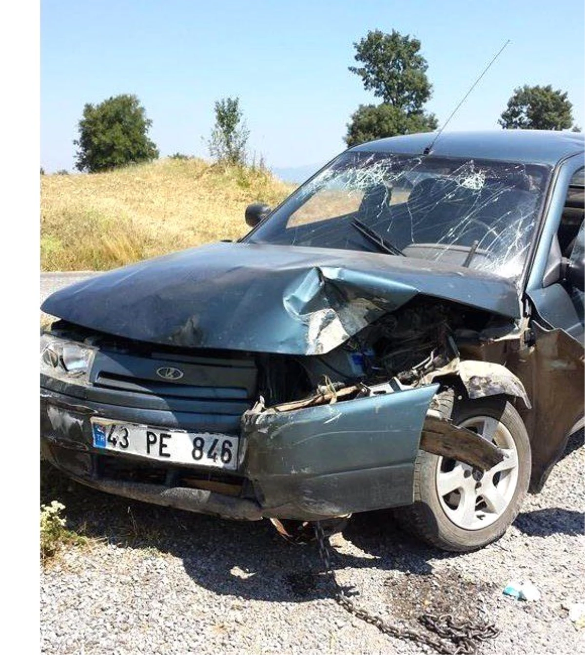 Hisarcık\'ta Trafik Kazası: 2 Yaralı