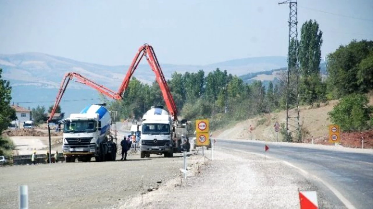 Tokat\'ta Duble Yol Çalışması