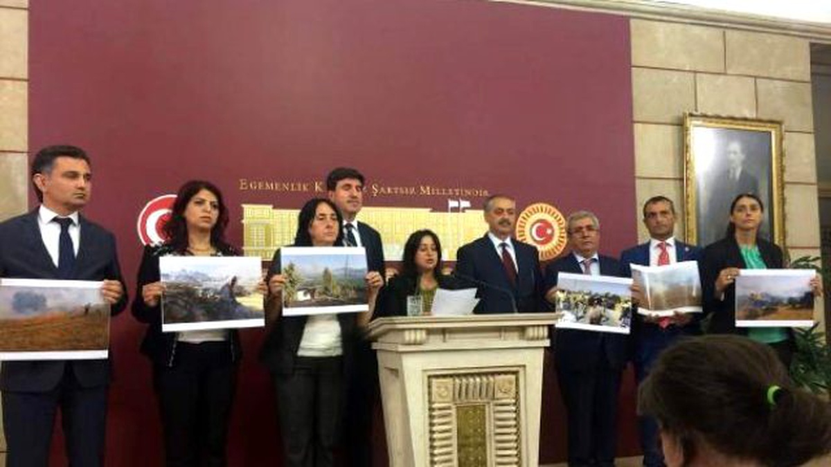 Hdp, Diyarbakır-Lice Yangınları İçin Meclis Araştırması İstedi