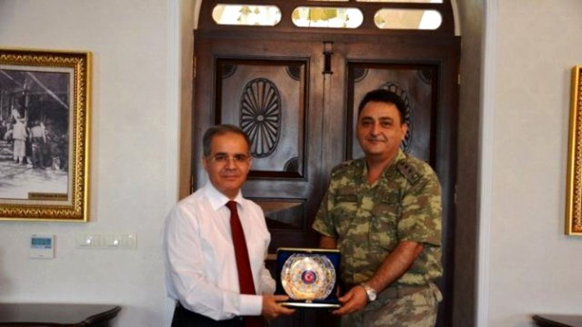 İl Jandarma Komutan Yardımcısı Albay Emre Gök'ten Veda Ziyareti