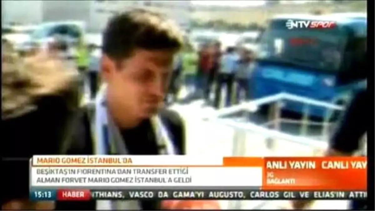 Mario Gomez İstanbul\'da!