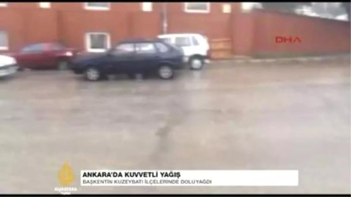 Ankara\'da Kuvvetli Yağış