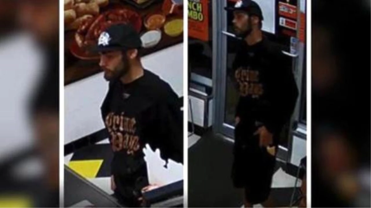 Dumb Criminal Wears \'Crime Pays\' T-shirt As He Tries To Rob Little Caesars