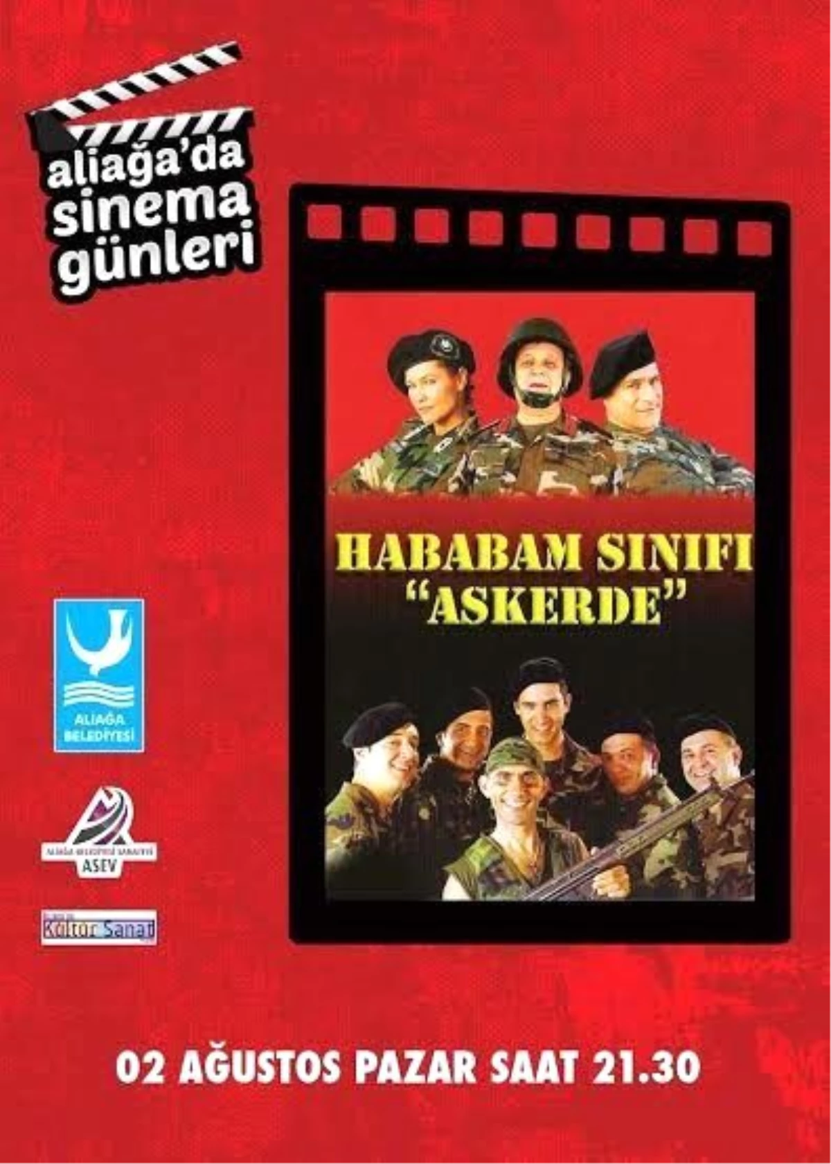 Final Filmi \'Hababam Sınıfı Askerde\' Aliağa\'da Gösterilecek