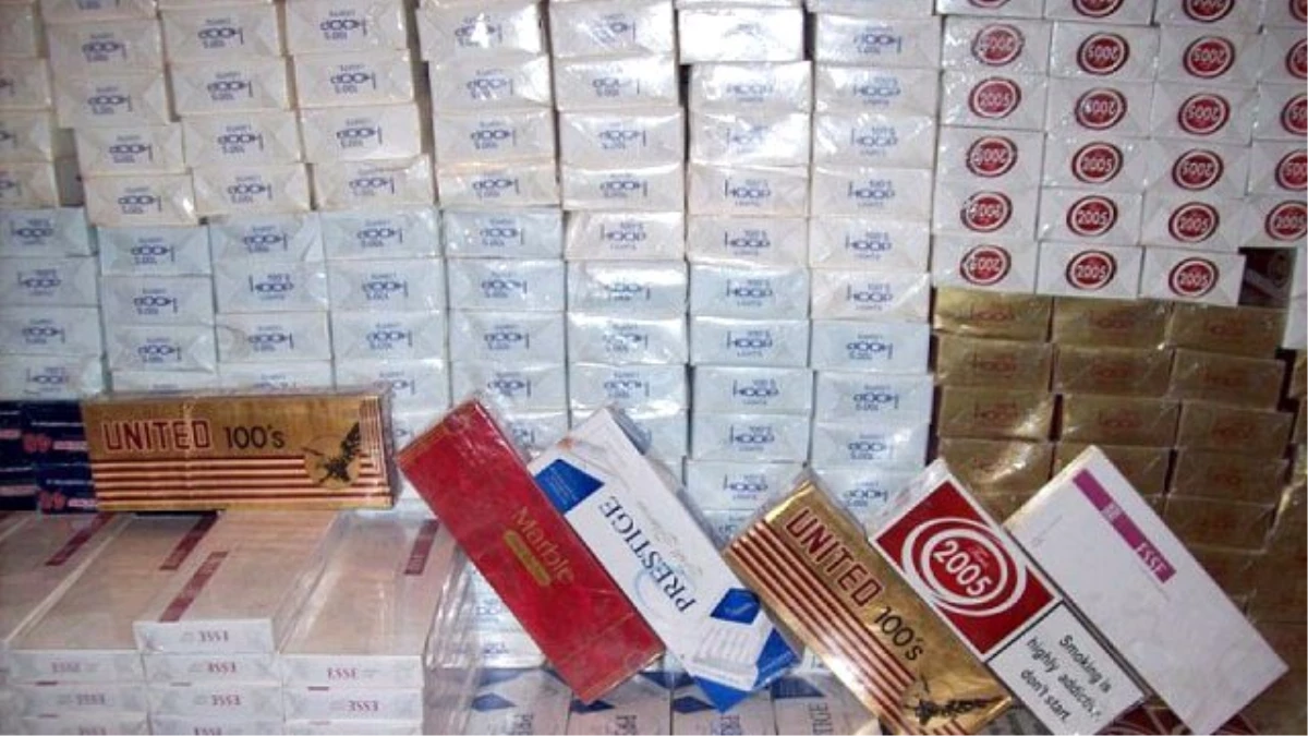 Gaziantep Polisi 50 Bin Paket Kaçak Sigara Ele Geçirdi