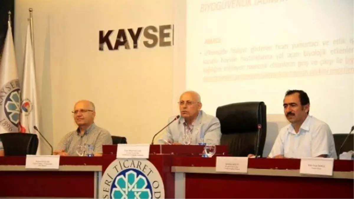 Kayseri Ticaret Odası Meslek Komitesi Üyeleri Biyogüvenlik Konusunda Bilgilendirildi