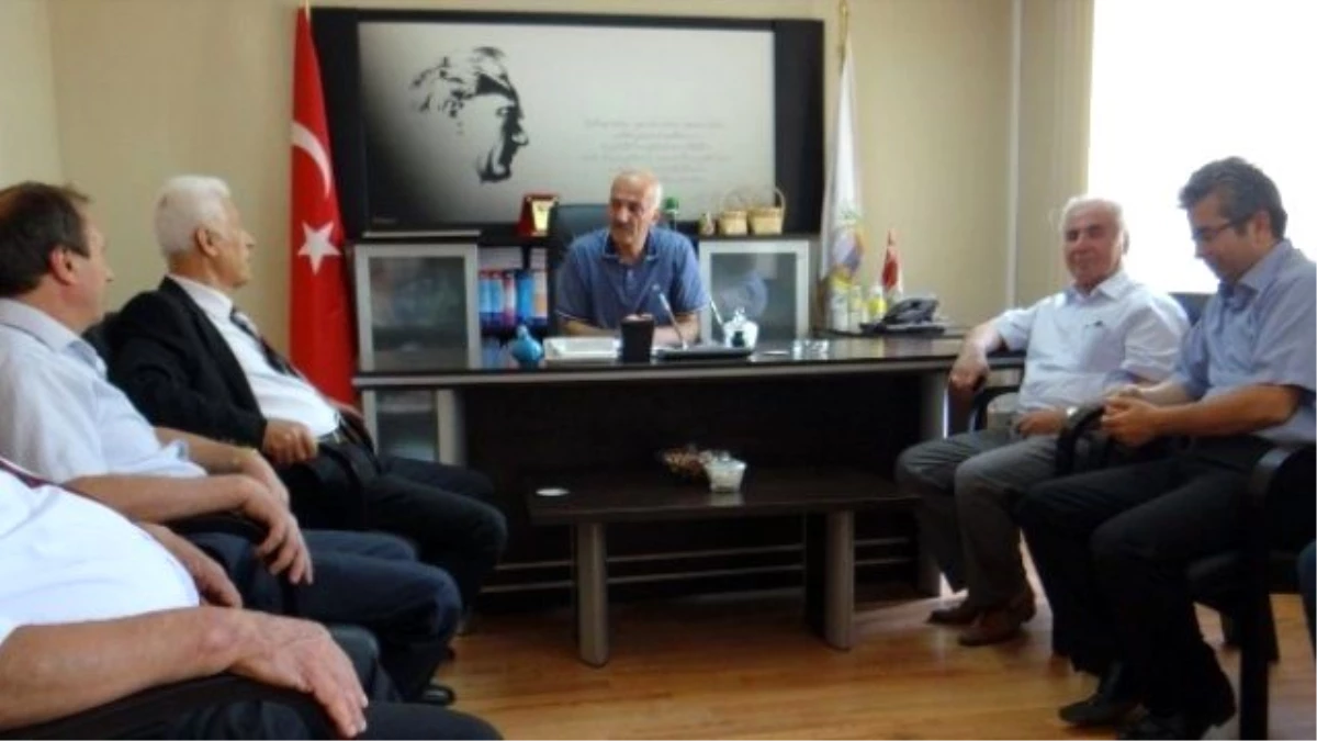 Tüed Genel Başkanı Ergün\'den Uzundere Belediye Başkanı Özsoy\'a Ziyaret