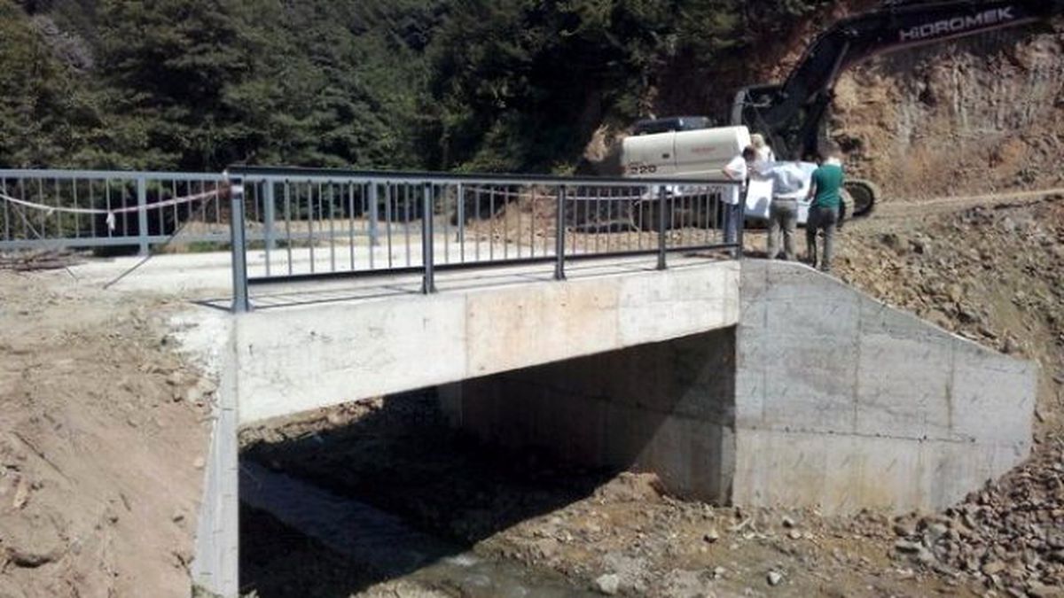 Akçakoca\'da Köprü İnşaatı Tamamlanarak Ulaşıma Açıldı