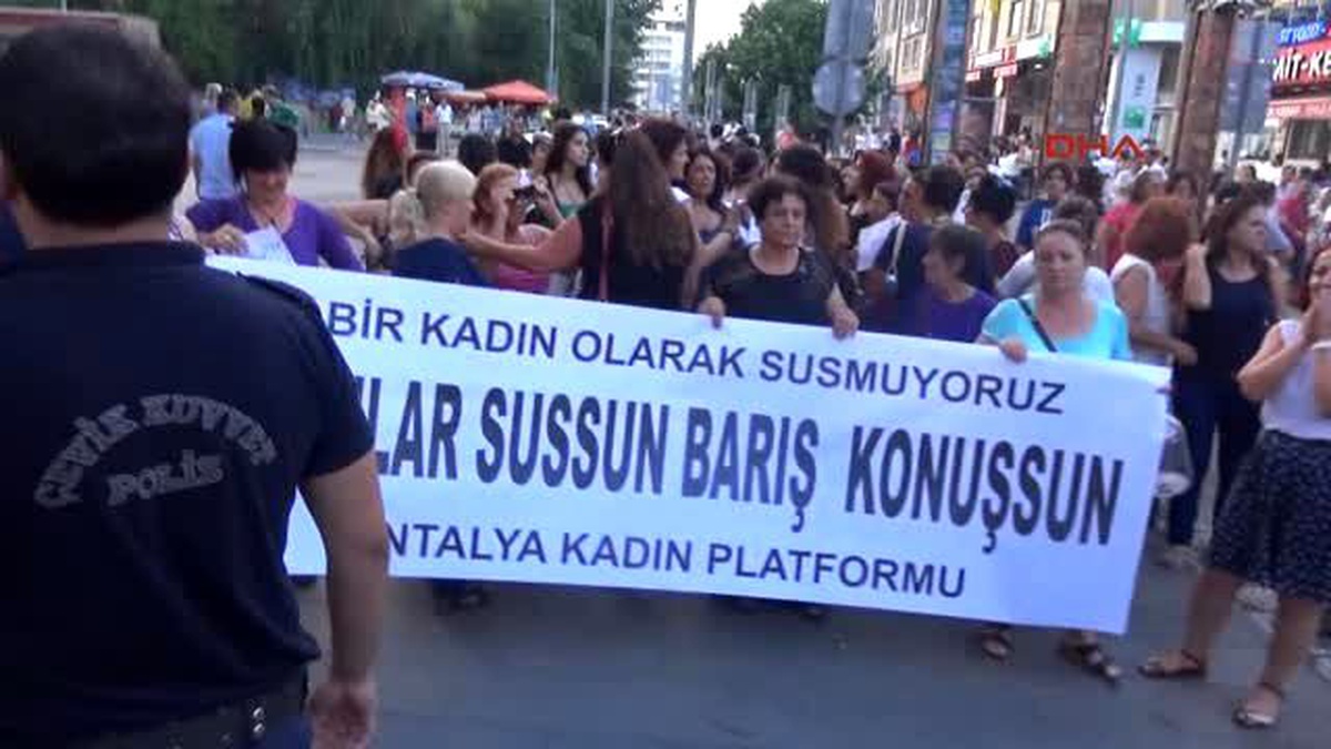Antalya Barış Yürüyüşüne İzin Verilmedi
