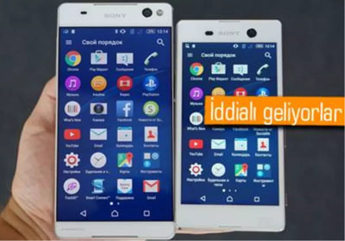 Sony Xperia M5 ve Neredeyse Çerçevesiz Xperia C5 Ultra Kameralara Yakalandı